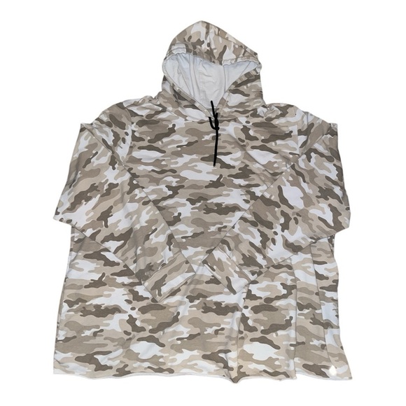 Torrid size 5 5X hoodie army fatigue tan brown neutral plus size activewear fall - Picture 1 of 8